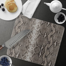 Pythonスネークスキンアニマルプリント カッティングボード