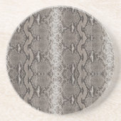 Pythonスネークスキンアニマルプリント コースター (正面)