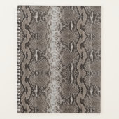 Pythonスネークスキンアニマルプリント プランナー手帳 (正面)