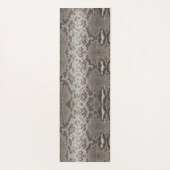 Pythonスネークスキンアニマルプリント ヨガマット (裏面)