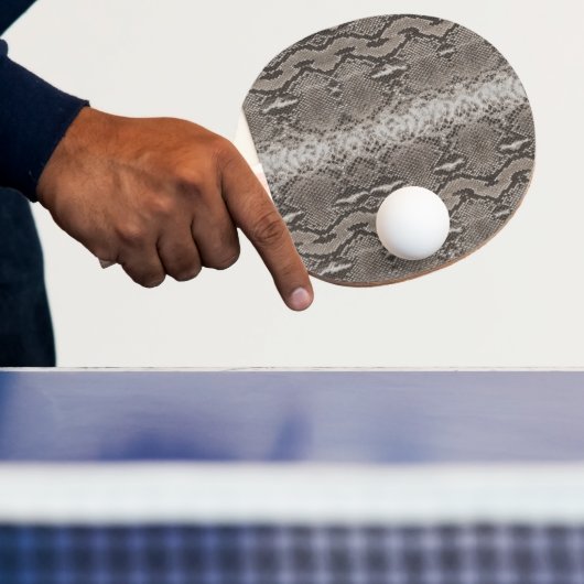 Pythonスネークスキンアニマルプリント 卓球ラケット (インサイチュ)