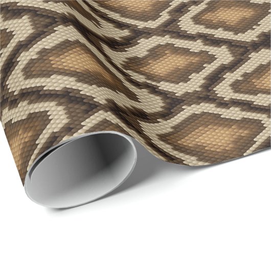 Pythonスネークスキンパターン2 ラッピングペーパー (ロールコーナー)