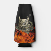 Pythonスネークデーモンスカル火災 ボトルクーラー (正面)