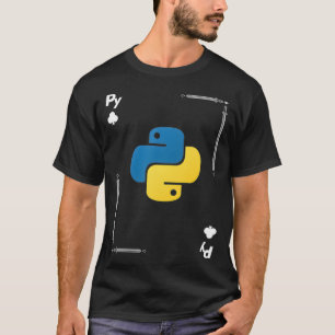 Pythonトランプのポーカー Tシャツ