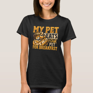 Pythonファン用バナナボール王室のPython Tシャツ