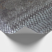 Pythonフェイク Snakeskin詳細 ラッピングペーパー (角)