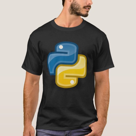 Pythonプログラマコンピュータ開発者 Tシャツ (正面)