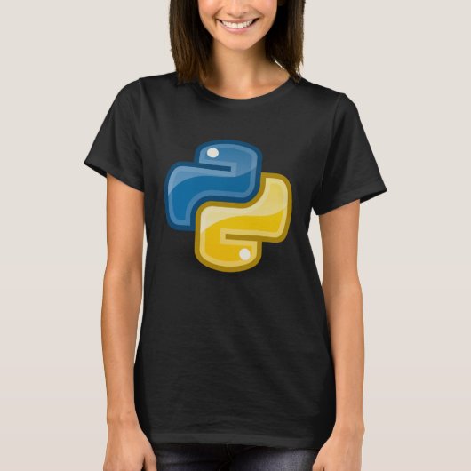 Pythonプログラマコンピュータ開発者 Tシャツ (正面)