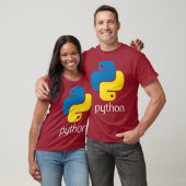 Pythonプログラマコンピュータ開発者 Tシャツ (ユニセックス)