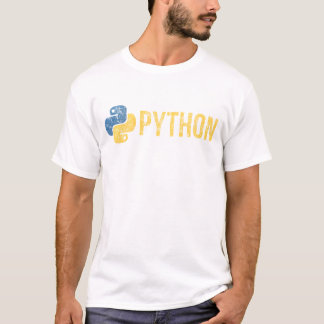 Pythonプログラマレトロスタイル Tシャツ