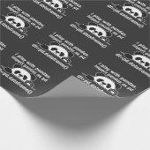 PythonプログラマITおたくパンダプログラミングユーモア ラッピングペーパー (角)