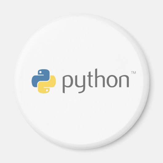 Pythonプログラミング言語 マグネット (正面)
