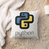 Pythonプログラミング クッション (ブランケット)