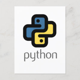 Pythonプログラミング シーズンポストカード