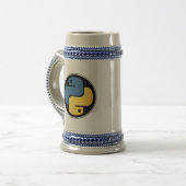 Pythonプログラミング ビールジョッキ (正面左)