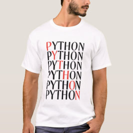 Pythonプログラミング Tシャツ