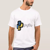 Pythonプログラミング Tシャツ (正面)