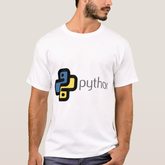 Pythonプログラミング Tシャツ (正面)