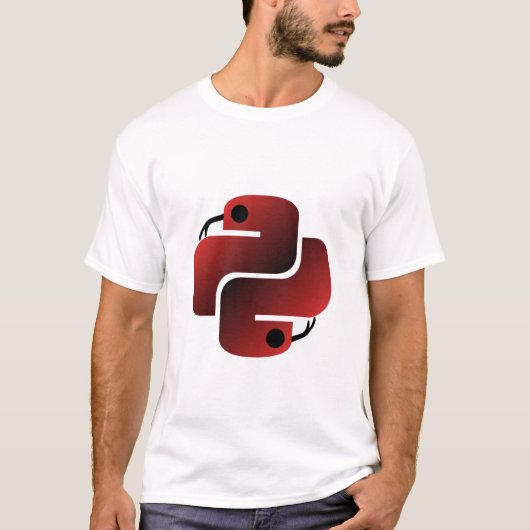 Pythonヘビデザイン Tシャツ (正面)