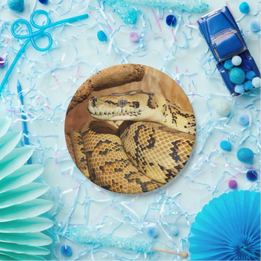 Pythonヘビ ペーパープレート (パーティー)