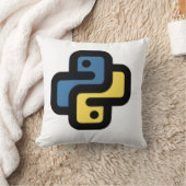 Pythonロゴ クッション (ブランケット)