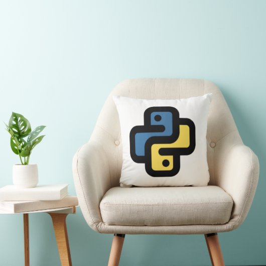 Pythonロゴ クッション (椅子)