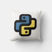 Pythonロゴ クッション (正面)