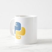 Pythonロゴ コーヒーマグカップ (正面左)