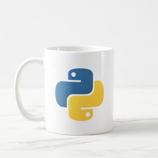 Pythonロゴ コーヒーマグカップ (左)