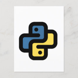 Pythonロゴ 案内ポストカード
