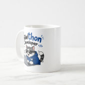 Python開発者 コーヒーマグカップ (正面左)