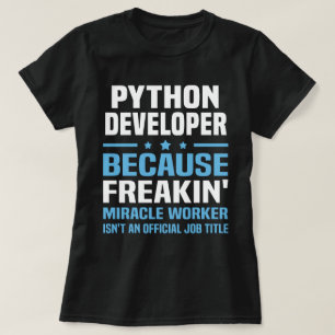 Python開発者 Tシャツ
