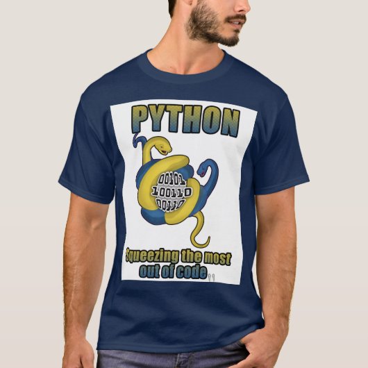 Python：コードを最大限に活用する Tシャツ (正面)