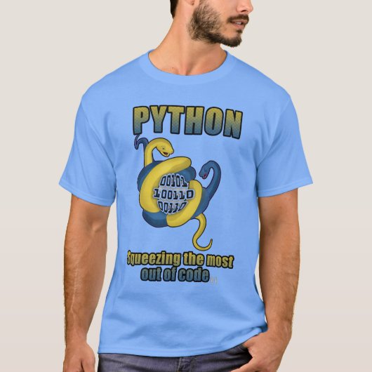 Python:コードを最大限に活用する Tシャツ (正面)