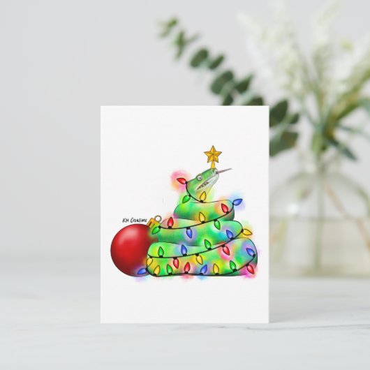 Python - ホリデーカード (スタンド正面)