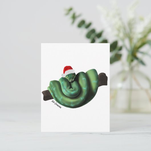 Python - ホリデーカード (スタンド正面)