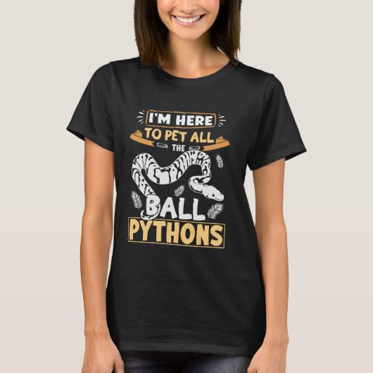 Python 王室のスターターキットX-Large Kids Ball Pyを非表示 Tシャツ (正面)