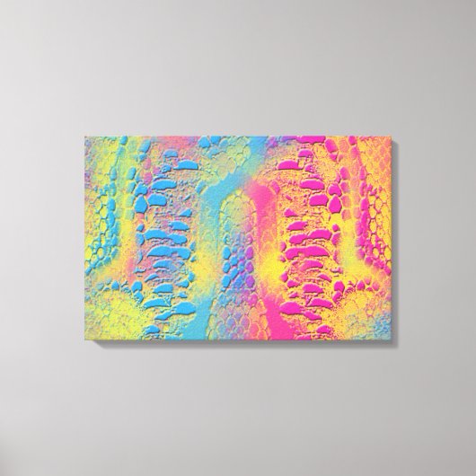 PYTHON – 装飾モダンフラクタル –  キャンバスプリント (正面)