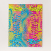 PYTHON – 装飾モダンフラクタル – ジグソーパズル (縦)