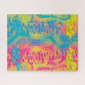 PYTHON – 装飾モダンフラクタル – ジグソーパズル (横)