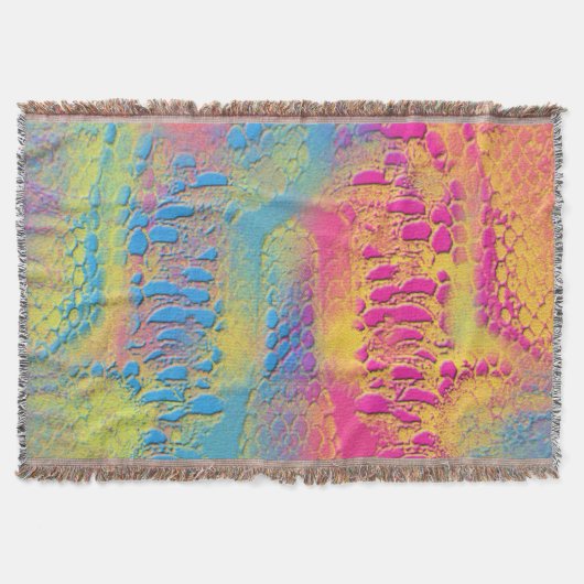 PYTHON – 装飾モダンフラクタル –  スローブランケット (正面)