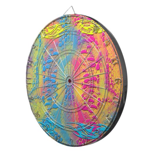 PYTHON – 装飾モダンフラクタル – ダーツボード (正面右)