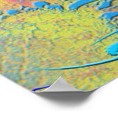 PYTHON – 装飾モダンフラクタル –  ポスター (角)