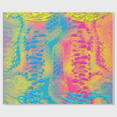 PYTHON – 装飾モダンフラクタル –  ラッピングペーパー (フラット)