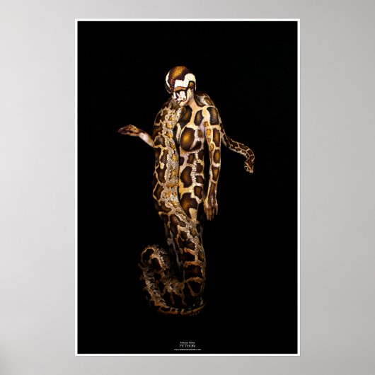 Python by Johannes Stetter ポスター (正面)