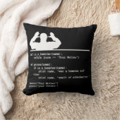 Python Code – あなたの母親はハムスターだった クッション (ブランケット)