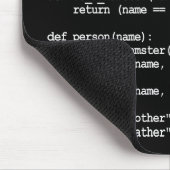 Python Code – あなたの母親はハムスターだった マウスパッド (コーナー)