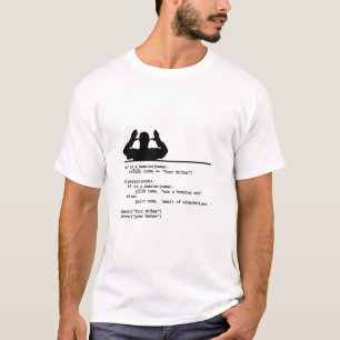 Python Code – あなたの母親はハムスターだった Tシャツ