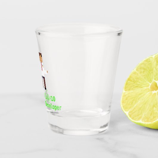 Python Developer Shot Glass ショットグラス (右)