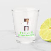 Python Developer Shot Glass ショットグラス (正面)
